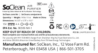 Warning label