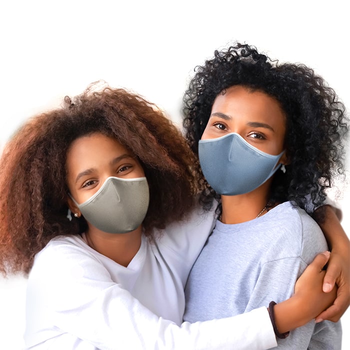 SoClean 2 Face Mask 3-Pack: Youth/Small Size, Sand/Sky/Pewter | SoClean